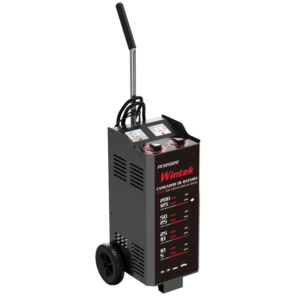 CARGADOR Y ARRANCADOR MANUAL 12 Y 24 VOLTS