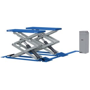 RAMPA DE INSPECCION DOBLE TIJERA 6600 LB SOBRE PISO